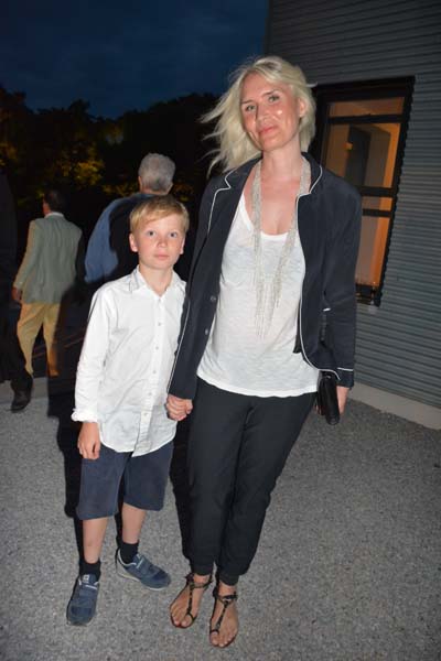 Sophia Nihdayde and son. Photo by: Rose Billings/Blacktiemagazine.com