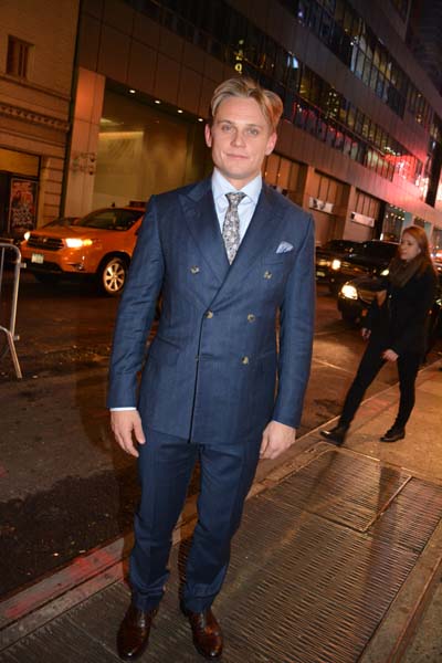 Billy Magnussen (cast memeber of Into The Woods)...Amazing!!!!. Photo by: Rose Billings/Blacktiemagazine.com