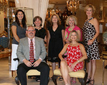 Seated: Chairpersons David and Marilyn Berns Standing (L-R) Committee members Karen Seach, Jeannette Parssi, Barbara Brubaker, 