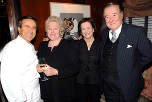 Chef Daniel Boulud, Egidiana Maccioni, Marcia Stein, Executive Director of Citymeals-on-Wheels, and Sirio Maccioni