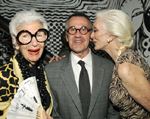 Iris Apfel, Michael Vollbracht, Carmen Dell'Orefice