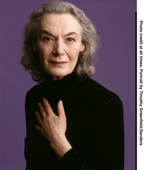 Marian Seldes. Photo by: Timothy Greenfield-Sanders