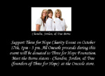 Three for Hope Charity Event, Chandra Berns, Trae Berns, Jordan Berns