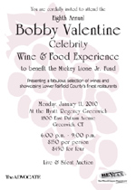 Eighth Annual Bobby Valentine Celebrity Wine & Food Experience
