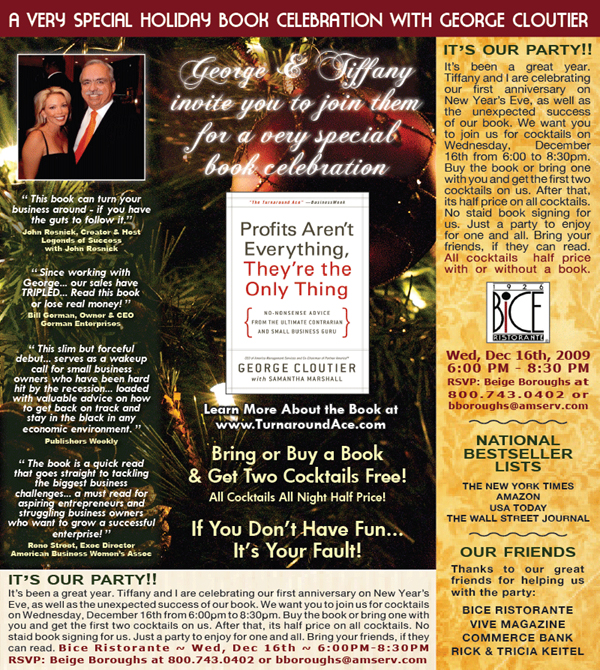 Special Holiday Book Celebration with George Cloutier