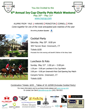 6th annual ivy league charity polo match weekend