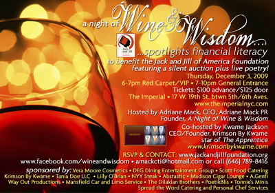 A Night of Wine & Wisdom