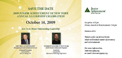 Junior Achievemnet of NY Annual Leadership Awards Gala
