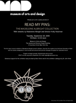Museum of Arts and Design, Madeleine Albright Collection