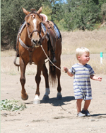 Luke Logan, 7th generation Potter Valley cowboy,