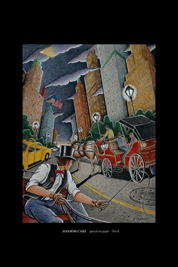Hansom Cabs by Joe Chierchio