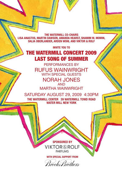 watermill center 2009 last song of summer, rufus wainwright