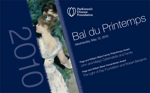 Bal du Printemps, Parkinson's Disease Foundation