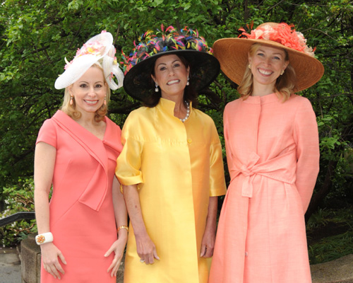 Gillian Miniter, Muffie Miller and Vicki Foley at The  Central Park Conservancy Women's Committee Frederick Law Olmsted Awards Luncheon 2009