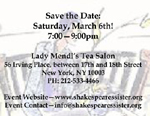 Springtime High Tea Literary Book Swap