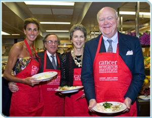 Somers Farkas & Jonathan Farkas, and Lee & Jamie Niven go “Through the Kitchen” at The Four Seasons to benefit the Irvington Fellowship Program of the Cancer Research Institute