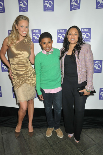 Heidi Albertsen, Daniel Diggy Simmons and Justine Simmons at the LESC