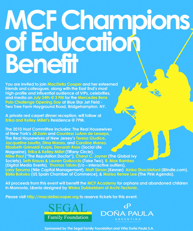 MCF Champions of Education Benefit