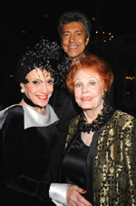Liliane, Tommy Tune and Arlene Dahl at the 2009 Boys' Towns of Italy Gala