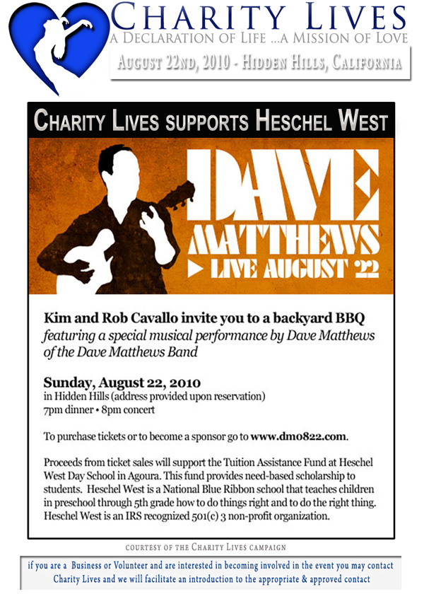 Cahrity Lives Supports Heschel West