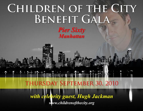 Children of the City Benefit Gala, Hugh Jackman