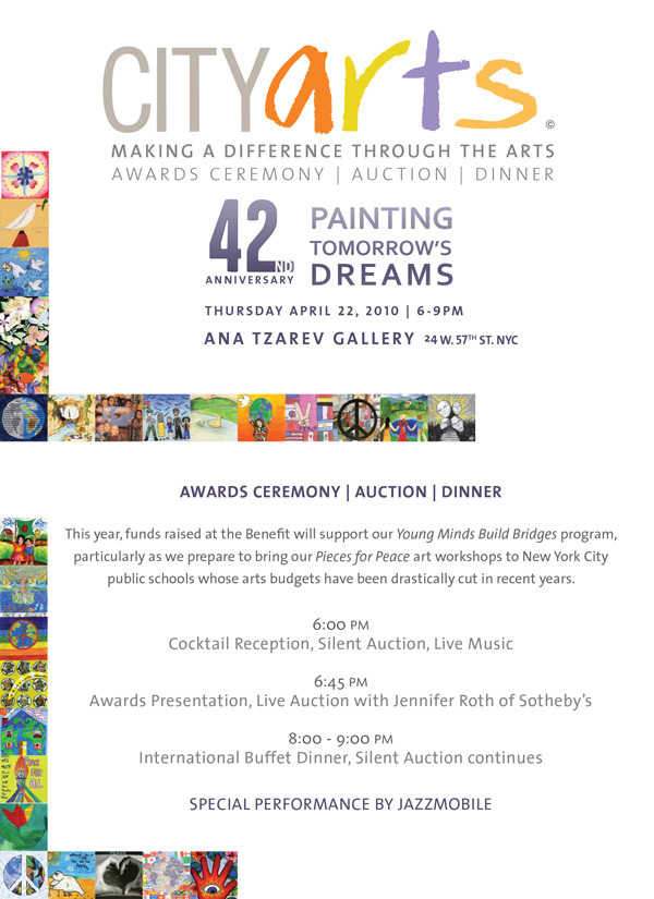 CityArts Awards Ceremony, Auction, Dinner