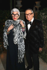 Palm Beach Fine Craft Show honorary chairs Iris and Carl Apfel