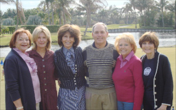  Bernice Majors, Shari Weidenbaum, Judy Siegel, Harold Feinberg, Bunnie Katz and Winifred Schwarcz