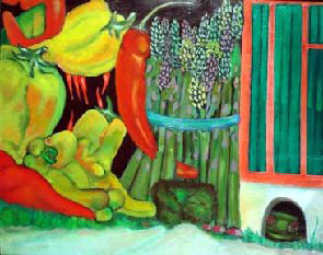 Stephen Basso, Harvest, oil on canvas, 16" x 20" 