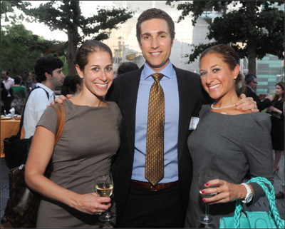 Co-chairs Lori and Zachary Pomerantz with Sherri Toub at the American Museum of Natural History’s Junior Council event in