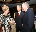 Elaine Kaufman, Mayor Bloomberg and Henry Kaufman at the