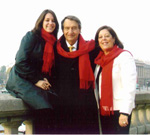Amanda Lebow, Alan Lebow and Patricia Lebow in Paris, 2007