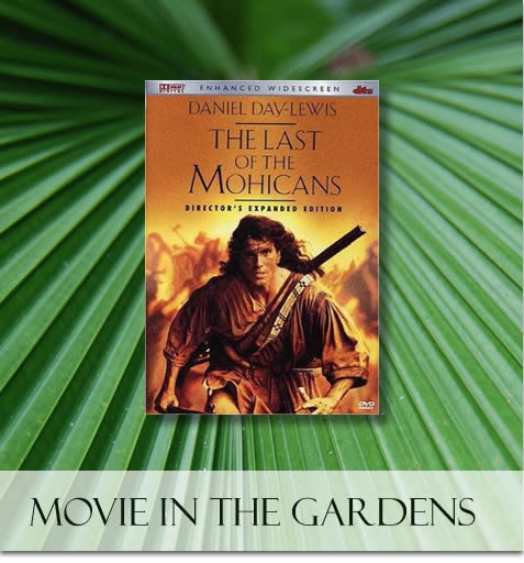 Movie Night at the Ann Norton Sculpture Gardens, Daniel Day Lewis, The Last of the Mohicans