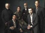THE PACIFIC: Steven Spielberg, Jon Seda, James Badge Dale, Gary Goetzman, Joe Mazzello, Tom Hanks. Photo: Art Streiber Photo Courtesy of HBO