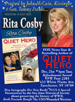 Rita Cosby "Quiet Hero" Book Signing