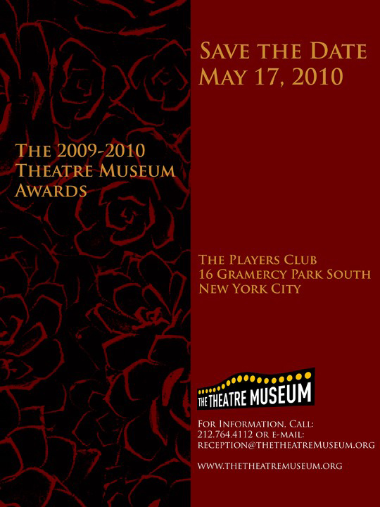 The 2009 - 2010 Theatre Museum Awards