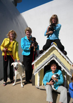 Pat Loose, Judy Connelly, Laurie Gottlieb (top) and Kay Salvitti (bottom)