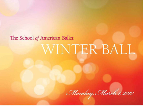 The School of American Ballet Winter Ball