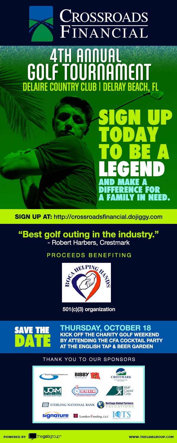Crossroads Financial 4th Annual Golf Tournament
