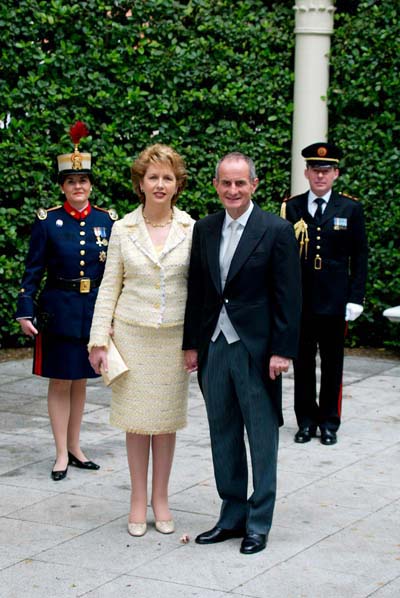 Former President of Ireland Mary McAleese and her husband Senator Martin McAleese
