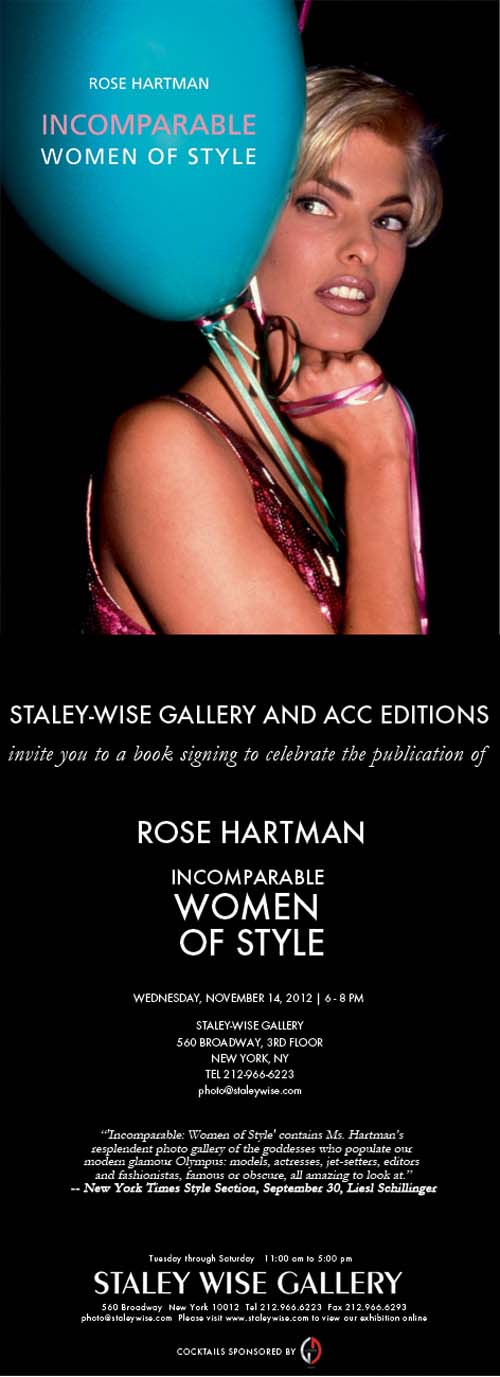 Rose Hartman "Incomparable Women of Style"