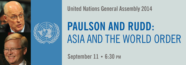 Henry Paulson and Kevin Rudd.   