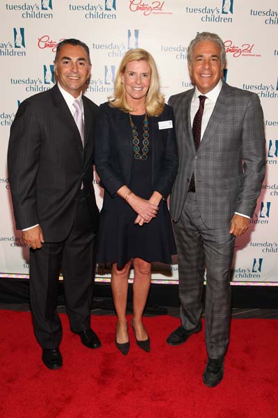 John Franco, NY Mets legend and Tuesdays Children honoree, Terry Grace Sears, Tuesday's Children Executive Director, Eddie Gindi, Co-owner of Century 21 Department Store and Tuesdays Children honoree