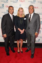 John Franco, NY Mets legend and Tuesday’s Children honoree, Terry Grace Sears, Tuesday's Children Executive Director, Eddie Gindi, Co-owner of Century 21 Department Store and Tuesday’s Children honoree