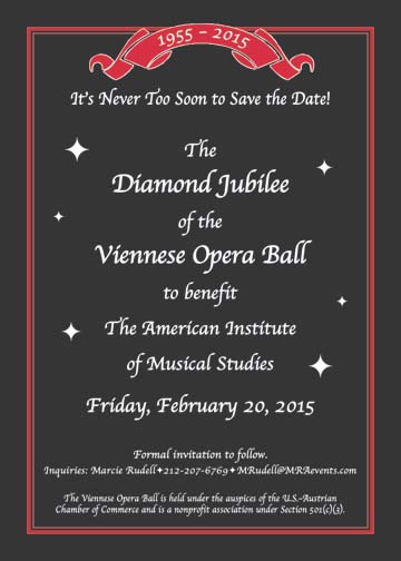 60th Annual Viennese Opera Ball