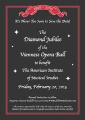 60th Annual Viennese Opera Ball