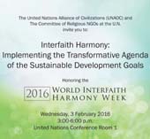 world interfaith Harmony Week