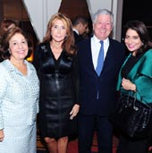 Crown Princess Katherine of Serbia, Cheri Kaufman, Crown Prince Alexander of Serbia, Muna Al Nasser/Lifeline New York's Annual Benefit Luncheon at Le Cirque/Le Cirque, NYC, October 22, 2015©Patrick McMullan/Photo - Owen Hoffmann/PatrickMcMullan.com