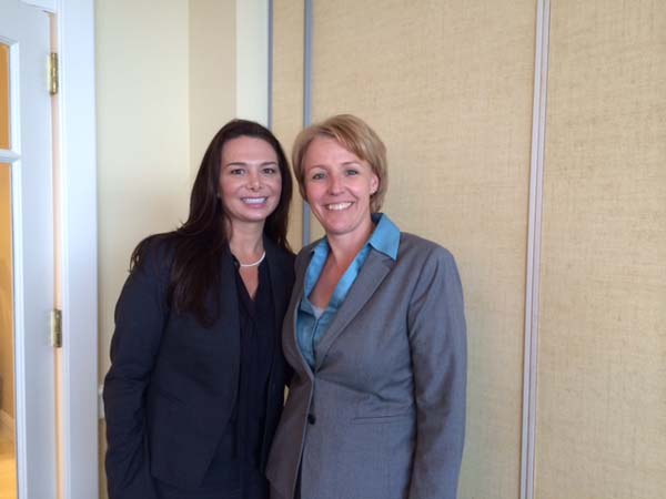  Gala Chairs: Nicole Atkinson (L) and Jennifer Schaffer 