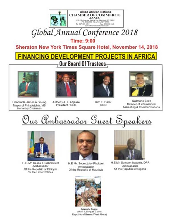 allied african nations chamber of commerce, anthony adjasse, gerad Mc Keon